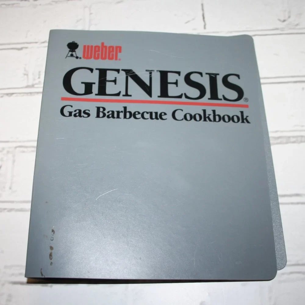 Vintage 1991 Weber Genesis Gas BBQ Cookbook binder  (b.i.)